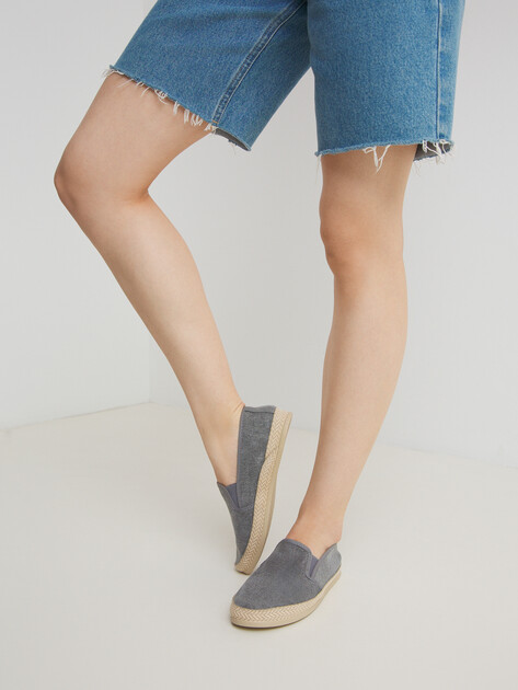 Женские слипоны CREATIVO SPAIN, Артикул 238, серый | 4446081. Ракурс 2