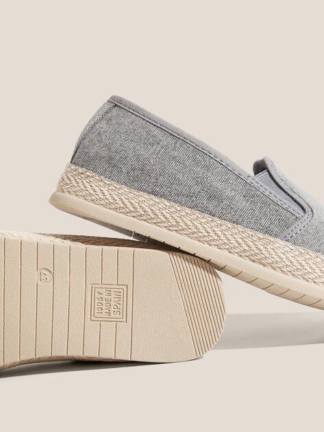 Женские слипоны CREATIVO SPAIN, Артикул 238, серый | 4446081. Ракурс 4