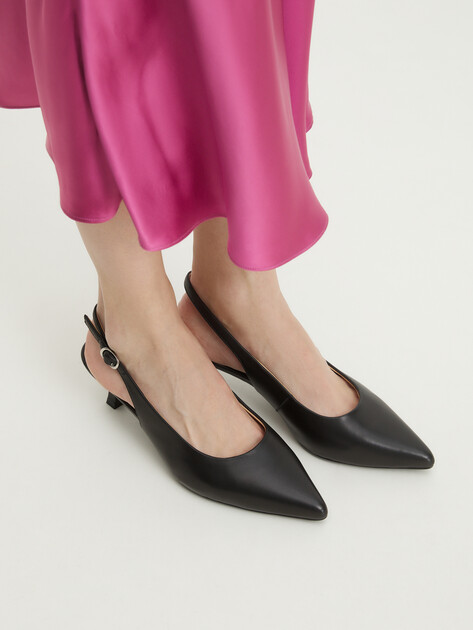 Женские туфли с открытой пяткой (слинг-бэк) TENDANCE, Артикул SW513-2, черный | 4447829. Ракурс 2 Женские туфли с открытой пяткой (слинг-бэк) TENDANCE, Артикул SW513-2, черный | 4447829. Ракурс 2