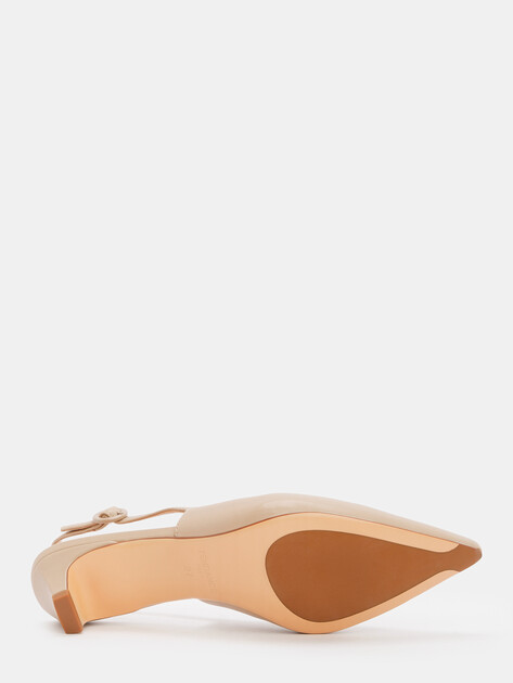 Женские туфли с открытой пяткой (слингбэк) TENDANCE, Артикул SW5100-2, светло-бежевый | 4448131. Ракурс 4