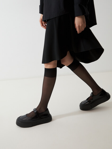 Женские туфли мэри-джейн MM6 MAISON MARGIELA, Артикул S66WS0105, черный | 4449768. Ракурс 2