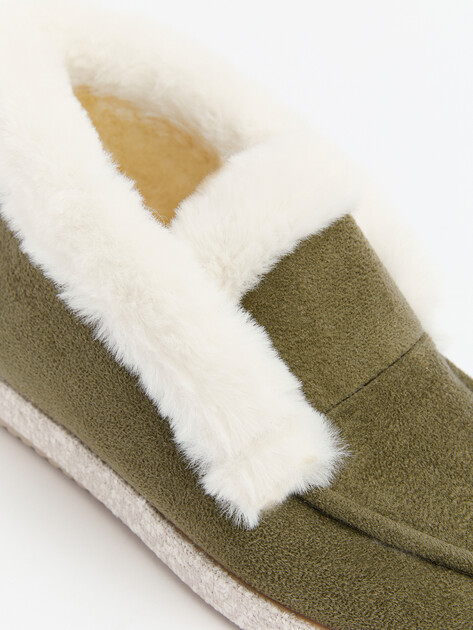 Женская домашняя обувь LA MAISON DE L'ESPADRILLE, Артикул 6025, зеленый | 4450146. Ракурс 6