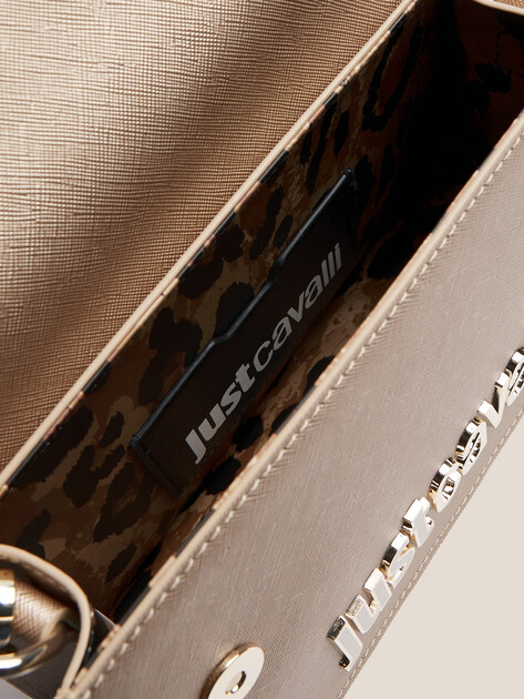 Женская сумка  JUST CAVALLI METAL LETTERING, Артикул 78RA4BB4, золотой | 4450778. Ракурс 4