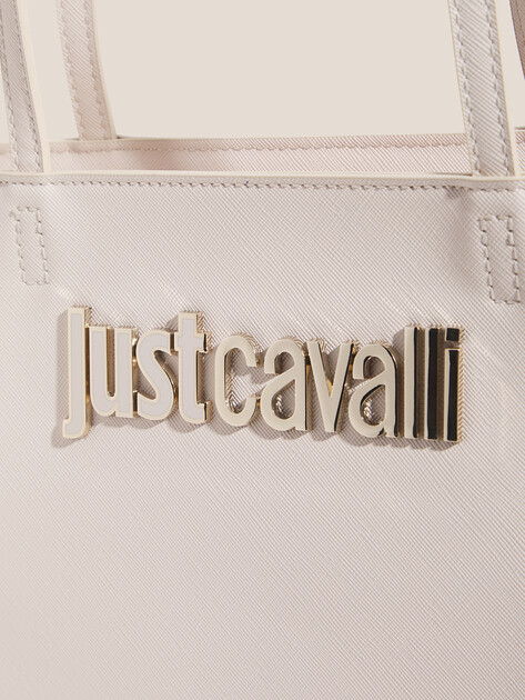 Женский тоут JUST CAVALLI METAL LETTERING, Артикул 78RA4BB9, молочно-белый | 4450814. Ракурс 2