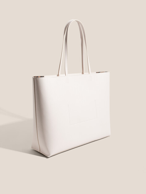 Женский тоут JUST CAVALLI METAL LETTERING, Артикул 78RA4BB9, молочно-белый | 4450814. Ракурс 3