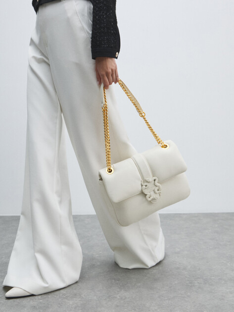 Женская сумка JUST CAVALLI ICONIC SNAKE PUFFY, Артикул 78RA4BC3, белый | 4450829. Ракурс 5 Женская сумка JUST CAVALLI ICONIC SNAKE PUFFY, Артикул 78RA4BC3, белый | 4450829. Ракурс 5