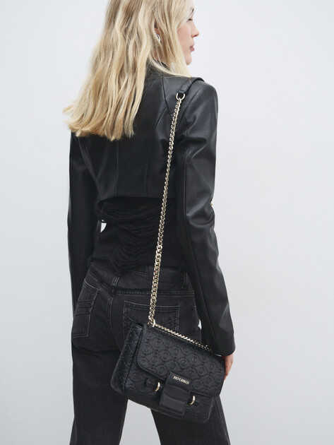 Женская сумка  JUST CAVALLI OVER GOTHIC, Артикул 78RA4BG6, черный | 4450853. Ракурс 5