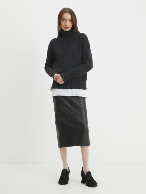 Женский свитер MAISON DAVID, Артикул 2024-045, антрацитово-серый | 4450998. Ракурс 2