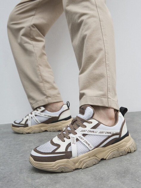 Мужские кроссовки JUST CAVALLI LIUK, Артикул 78QA3SH5, белый | 4451634. Ракурс 6