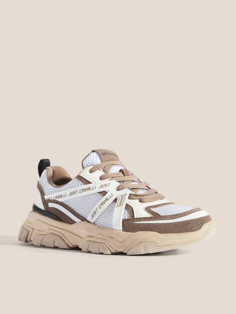 Мужские кроссовки JUST CAVALLI LIUK, Артикул 78QA3SH5, белый | 4451634. Ракурс 2