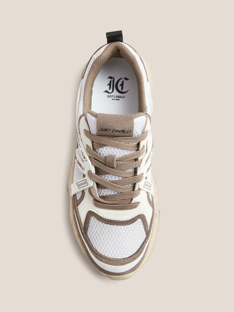 Мужские кроссовки JUST CAVALLI LIUK, Артикул 78QA3SH5, белый | 4451634. Ракурс 4