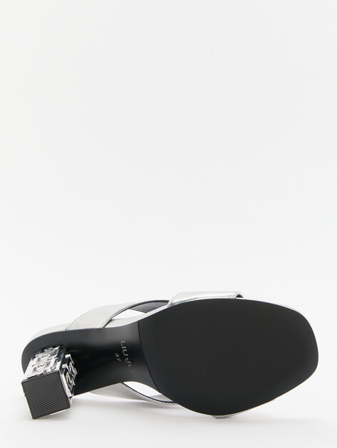 Мюли LIU∙JO SERENA 25, Артикул SA5171, серебряный | 4451895. Ракурс 4