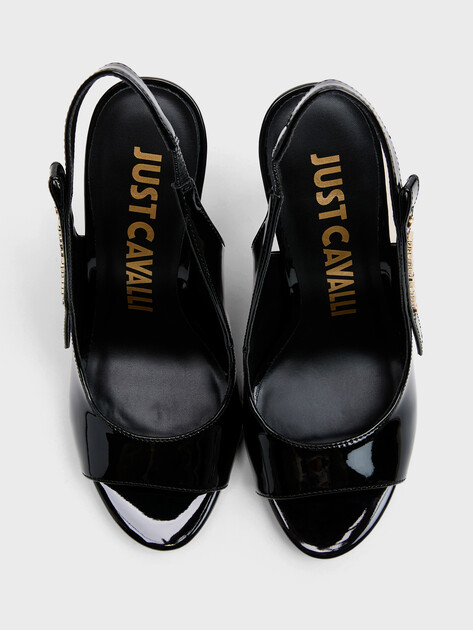 Женские босоножки JUST CAVALLI THALIA, Артикул 78RA3S26, черный | 4452247. Ракурс 4