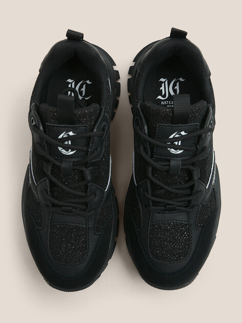 Женские кроссовки JUST CAVALLI JORDIE, Артикул 78RA3SC1, черный | 4452300. Ракурс 4