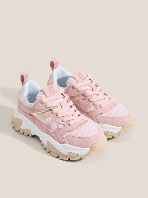 Женские кроссовки JUST CAVALLI JORDIE, Артикул 78RA3SC5, светло-розовый | 4452325. Ракурс 2