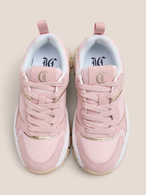 Женские кроссовки JUST CAVALLI JORDIE, Артикул 78RA3SC5, светло-розовый | 4452325. Ракурс 4