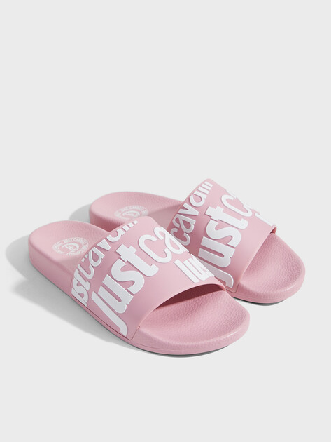 Женские сланцы JUST CAVALLI POOL, Артикул 78RA3SZ1, светло-розовый | 4452352. Ракурс 2