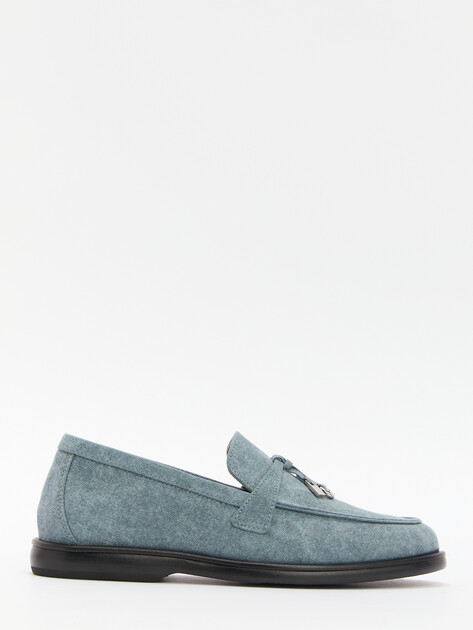 Женские лоферы из денима TENDANCE, Артикул YS-2299AP-106, сине-серый | 4453092. Ракурс 3 Женские лоферы из денима TENDANCE, Артикул YS-2299AP-106, сине-серый | 4453092. Ракурс 3