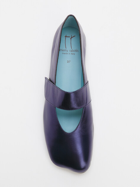 Балетки мэри-джейн THIERRY RABOTIN, Артикул 921M, фиолетово-синий | 4453276. Ракурс 5