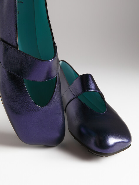 Балетки мэри-джейн THIERRY RABOTIN, Артикул 921M, фиолетово-синий | 4453276. Ракурс 6