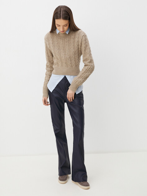 Женские лоферы TENDANCE, Артикул YS-005A-15, серо-коричневый | 4455431. Ракурс 7