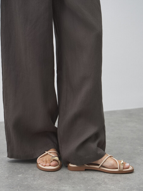 Женские сандалии TENDANCE, Артикул LH24701-2, бежевый | 4456028. Ракурс 6