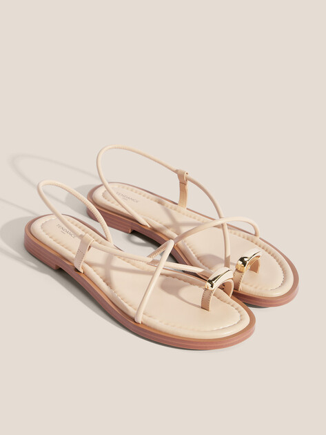 Женские сандалии TENDANCE, Артикул LH24701-2, бежевый | 4456028. Ракурс 2