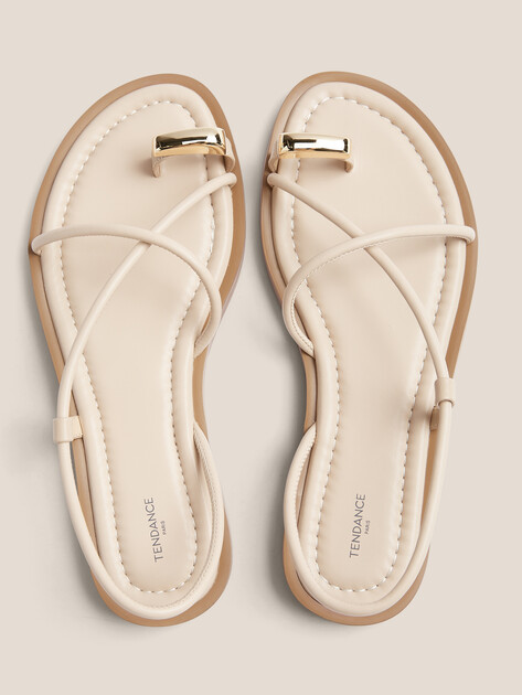 Женские сандалии TENDANCE, Артикул LH24701-2, бежевый | 4456028. Ракурс 4