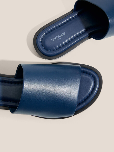 Женские шлепанцы TENDANCE, Артикул LH24701-11, темно-синий | 4456077. Ракурс 3