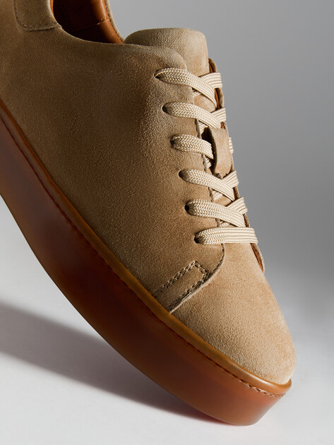 Женские кеды MAISON DAVID, Артикул TM3069F-3, коричнево-бежевый | 4456453. Ракурс 6