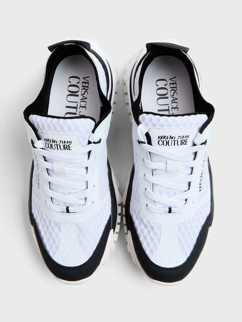 Мужские кроссовки VERSACE JEANS COUTURE NEW TRAIL TREK, Артикул 78YA3SIB, белый | 4458789. Ракурс 4