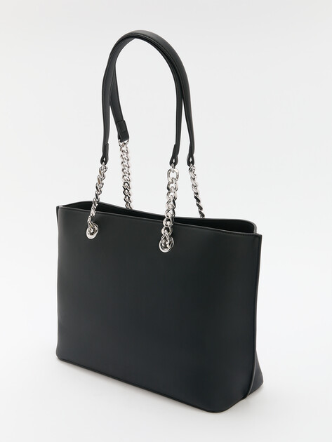 Женский тоут LOVE MOSCHINO PRISM, Артикул JC4257PP SS25, черный | 4459670. Ракурс 4 Женский тоут LOVE MOSCHINO PRISM, Артикул JC4257PP SS25, черный | 4459670. Ракурс 4