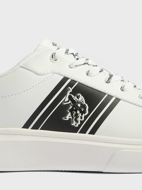 Мужские кеды U.S.POLO ASSN. AREL, Артикул 102022131, белый | 4459800. Ракурс 3 Мужские кеды U.S.POLO ASSN. AREL, Артикул 102022131, белый | 4459800. Ракурс 3