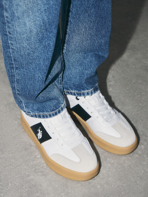 Мужские кеды U.S.POLO ASSN. SAMIRA GLB 5PR, Артикул 102022167, белый | 4459900. Ракурс 6