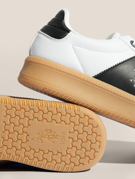 Мужские кеды U.S.POLO ASSN. SAMIRA GLB 5PR, Артикул 102022167, белый | 4459900. Ракурс 3