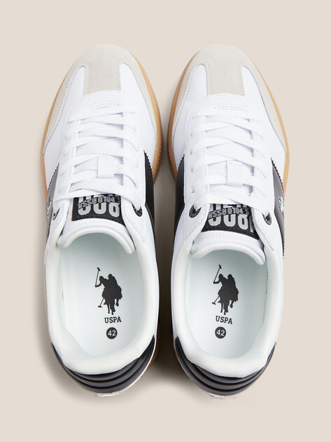 Мужские кеды U.S.POLO ASSN. SAMIRA GLB 5PR, Артикул 102022167, белый | 4459900. Ракурс 4