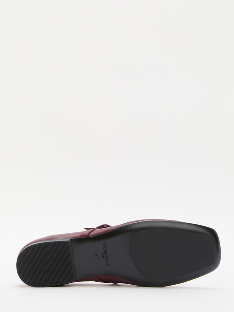 Женские балетки мэри-джейн TENDANCE, Артикул GLC7442-02, винный | 4460556. Ракурс 4