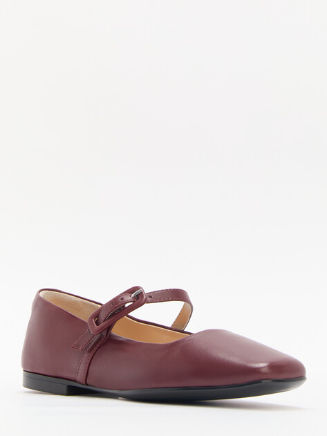 Женские балетки мэри-джейн TENDANCE, Артикул GLC7442-02, винный | 4460556. Ракурс 3