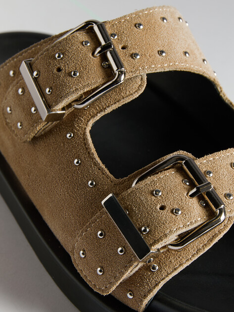 Женские шлепанцы TENDANCE, Артикул GLC376F-04, серо-бежевый | 4461095. Ракурс 6