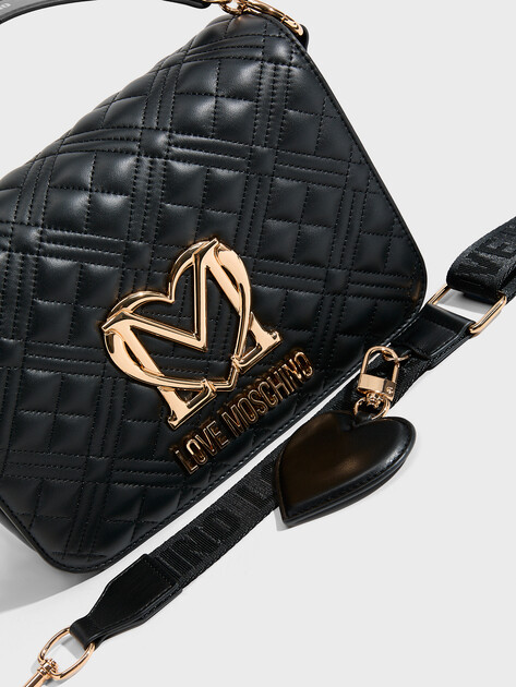 Женская сумка  LOVE MOSCHINO ALLURE, Артикул JC4302PP SS25, черный | 4461785. Ракурс 2