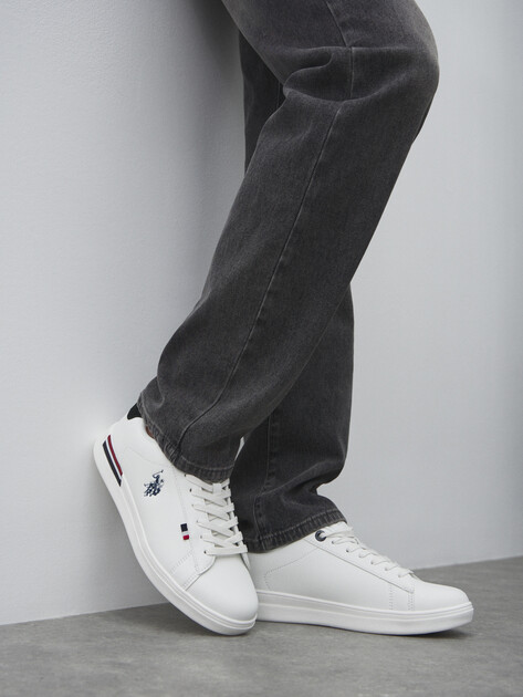 Мужские кеды U.S.POLO ASSN. ALFIE, Артикул 102022262, белый | 4463324. Ракурс 6