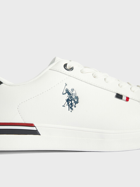 Мужские кеды U.S.POLO ASSN. ALFIE, Артикул 102022262, белый | 4463324. Ракурс 3