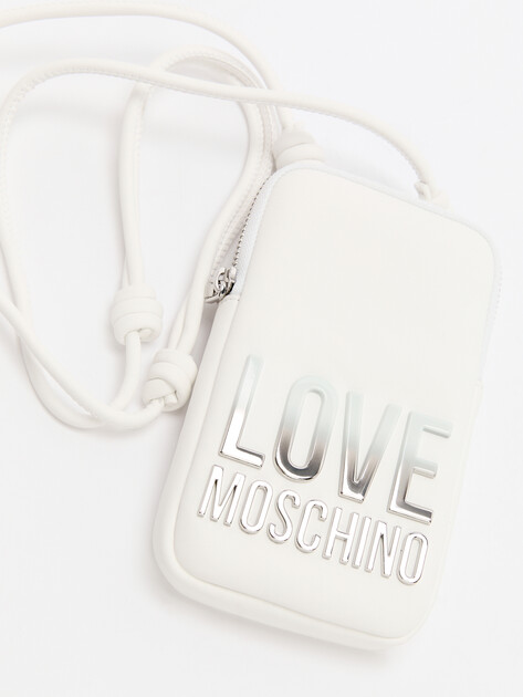 Женская сумка для смартфона LOVE MOSCHINO PRISM SLG, Артикул JC5729PP, белый | 4463364. Ракурс 2
