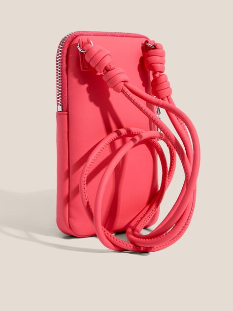 Женская сумка для смартфона LOVE MOSCHINO PRISM SLG, Артикул JC5729PP, фуксия | 4463397. Ракурс 3