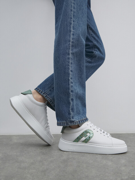 Женские кеды FURLA ART GALLERY, Артикул YJ97FUG, белый | 4463557. Ракурс 6