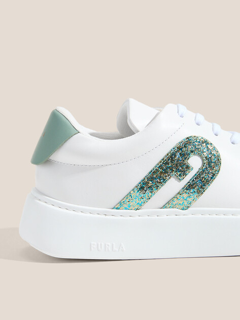 Женские кеды FURLA ART GALLERY, Артикул YJ97FUG, белый | 4463557. Ракурс 3