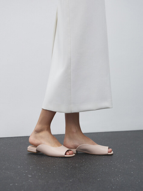 Мюли FURLA BLOCK, Артикул YJ95FBK, розово-бежевый | 4463637. Ракурс 6