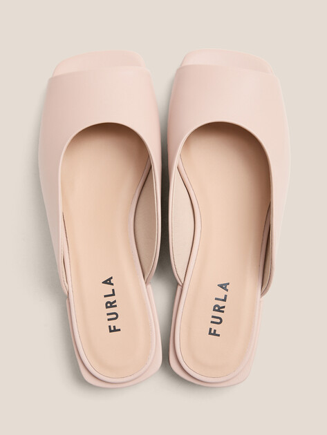 Мюли FURLA BLOCK, Артикул YJ95FBK, розово-бежевый | 4463637. Ракурс 4