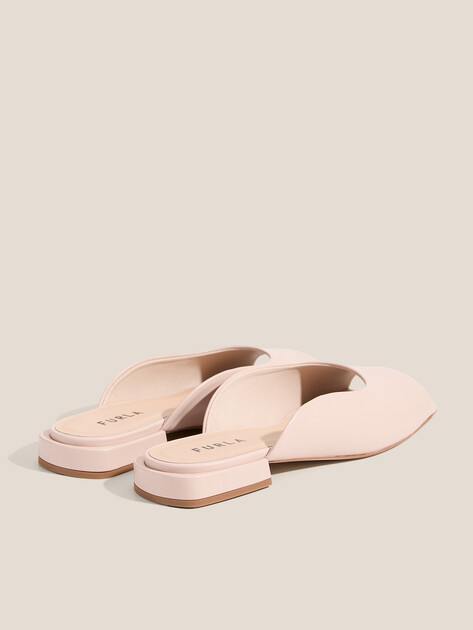 Мюли FURLA BLOCK, Артикул YJ95FBK, розово-бежевый | 4463637. Ракурс 5