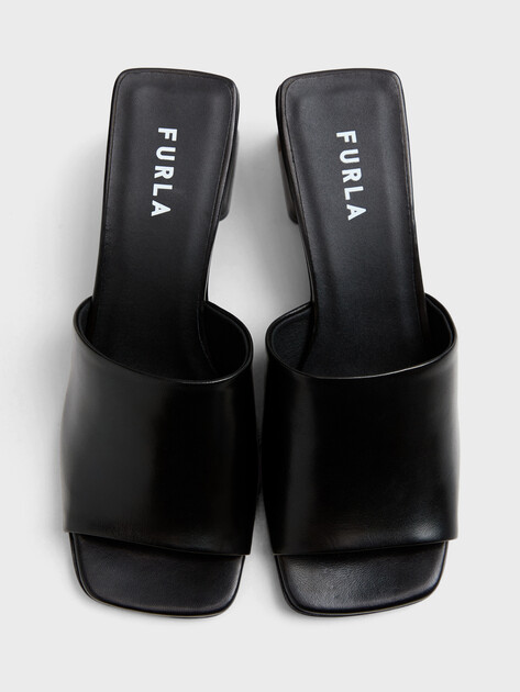 Женские мюли FURLA BLOCK, Артикул YJ96FBK, черный | 4463708. Ракурс 4
